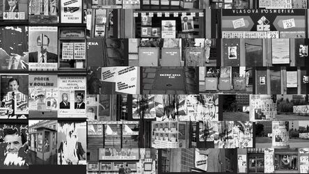 VÝSTAVA České výlohy 70. a 80. let a První svobodná volební kampaň v roce 1990