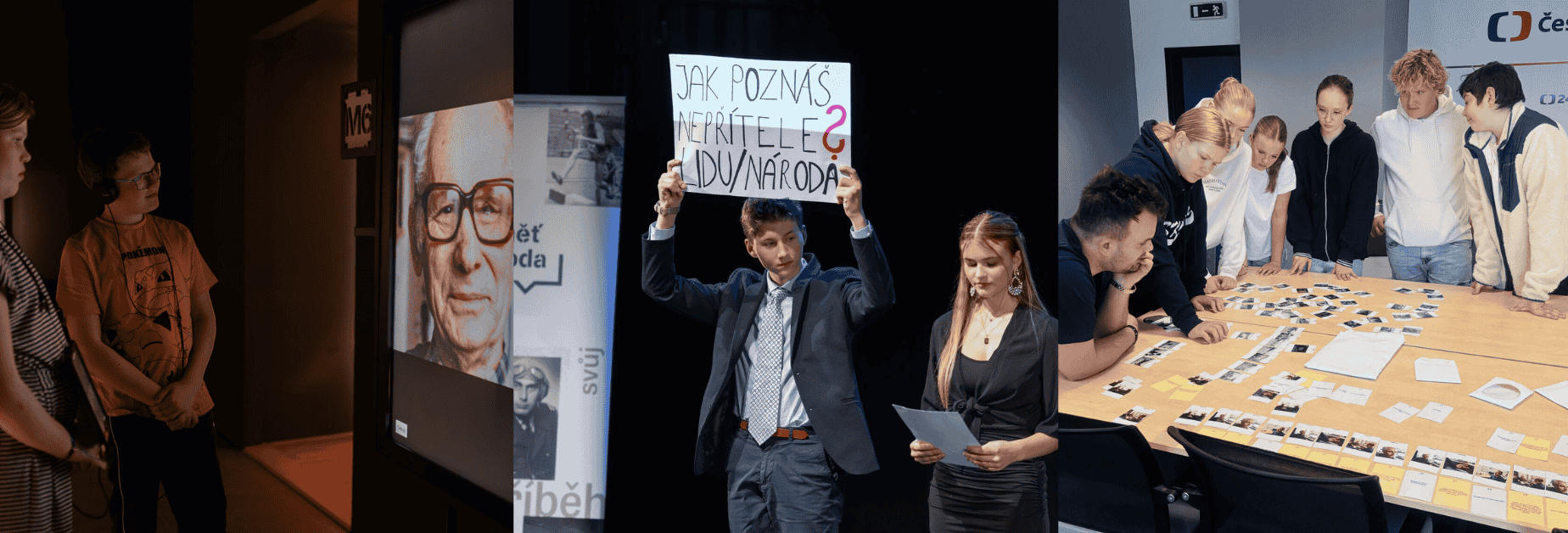 Programy pro školy - vzdělávací programy, workshopy, interaktivní výstava Tichá hrdinství | Institut Paměti národa Brno