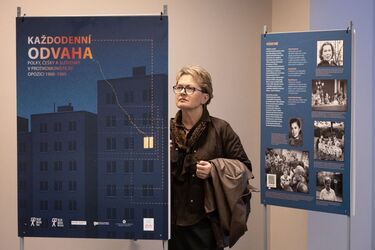 Beseda k výstavě Každodenní odvaha 
