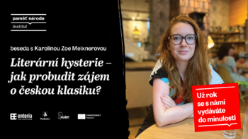 pozvánka do IPN Pardubice na besedu Literární hysterie - jak probudit zájem o českou klasiku