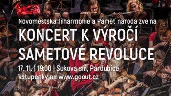Koncert k výročí sametové revoluce Pardubice